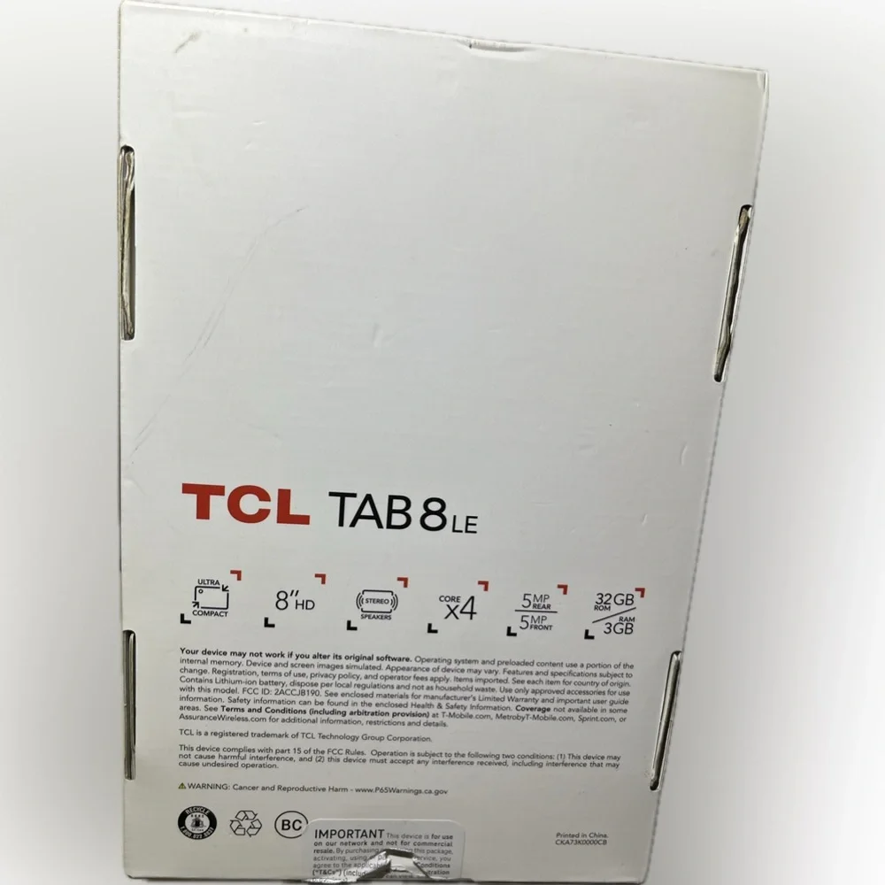 TCL TAB 8 Le 8 HD and X4 32 GB Can download any App